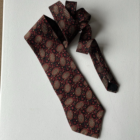 Hardy Amies 14 Savile row London Uk, Silk tie - Picture 2 of 4